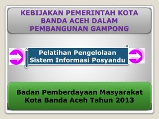 KEBIJAKAN PEMERINTAH KOTA BANDA ACEH DALAM PEMBANGUNAN GAMPONG