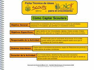 Ficha Técnica de ideas para el crecimiento