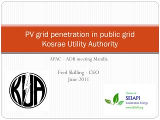PV grid penetration in public grid Kosrae Utility Authority