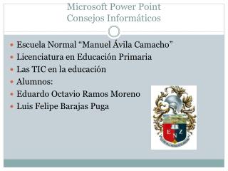 Microsoft Power Point Consejos Informáticos