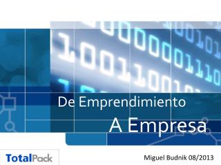 De Emprendimiento