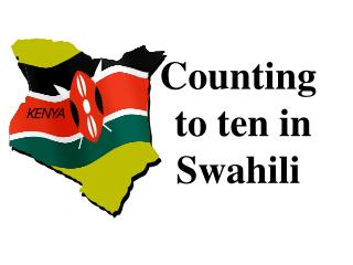 Counting to ten in Swahili