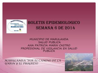 BOLETIN EPIDEMIOLOGICO SEMANA 6 DE 2014