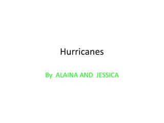 Hurricanes