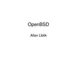 OpenBSD