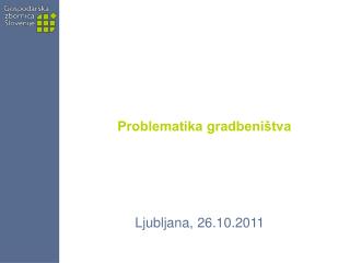 Problematika gradbeništva