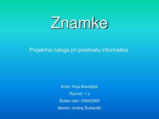 Znamke