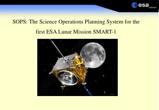 SOPS: The Science Operations Planning System for the first ESA Lunar Mission SMART-1
