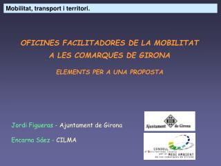 Mobilitat, transport i territori.