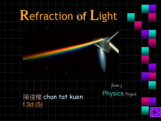 R efraction o f L ight