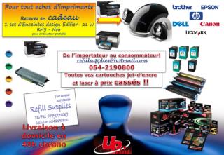 Pour tout achat d’imprimante Recevez en cadeau