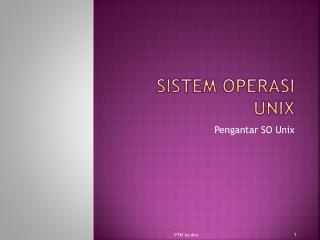 Sistem Operasi Unix