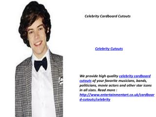 Celebrity Cardboard Cutouts