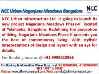NCC Urban Nagarjuna Meadows Phase-II Yelahanka Bangalore @ 0