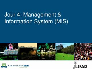 Jour 4: Management &amp; Information System (MIS)