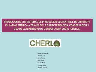 Bernardo Guzmán Vladimir Lino Jorge Rojas Miko Delfin Edwin Maita Cinco tesistas Willman García