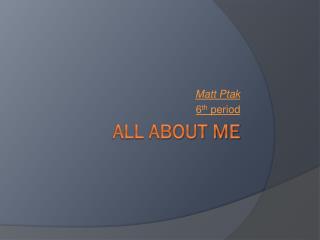 All About Me