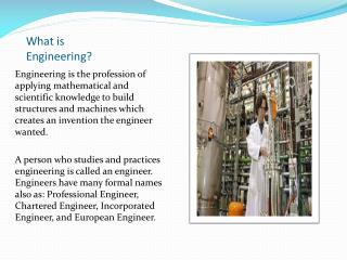 What is Engineering?