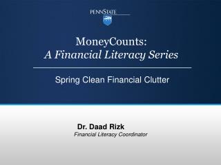 MoneyCounts: A Financial Literacy Series