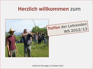 Treffen der Lehrenden WS 2012/13