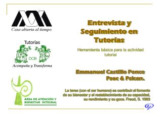 Entrevista y Seguimiento en Tutorías
