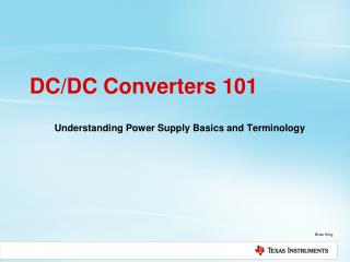 DC/DC Converters 101