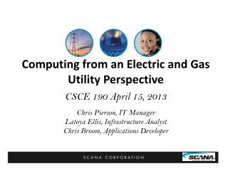 Computing from an Electric and Gas Utility Perspective