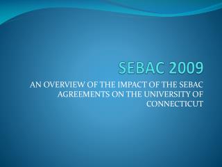 SEBAC 2009