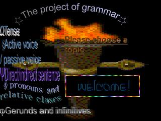 ☆The project of grammar☆