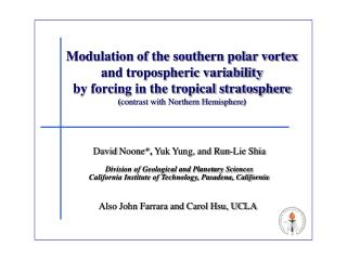 Also John Farrara and Carol Hsu, UCLA