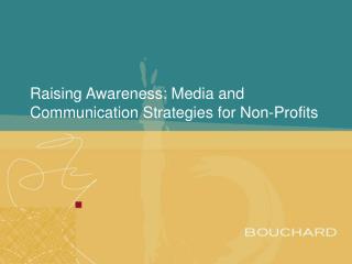 Raising Awareness: Media and Communication Strategies for Non-Profits