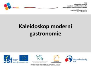 Kaleidoskop moderní gastronomie