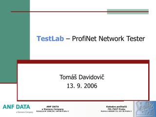 TestLab – ProfiNet Network Tester