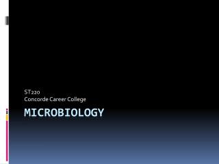 Microbiology