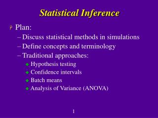 Statistical Inference