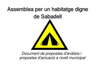 Assemblea per un habitatge digne de Sabadell