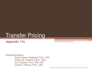 Transfer Pricing