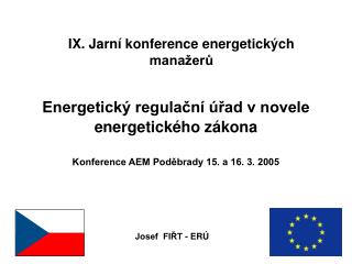 IX. Jarní konference energetických manažerů