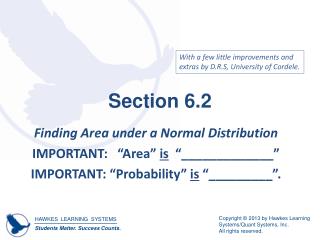 Section 6.2