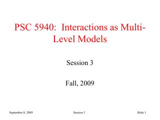 PSC 5940: Interactions as Multi-Level Models