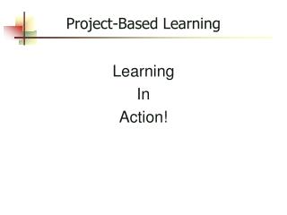 Project-Based Learning