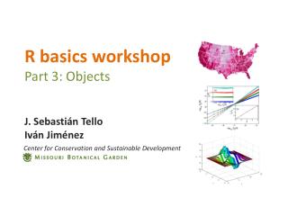 R basics workshop Part 3: Objects