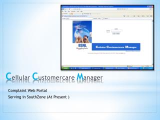 C ellular C ustomercare M anager