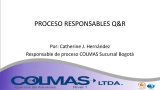 PROCESO RESPONSABLES Q&amp;R