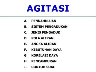 AGITASI