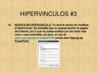 HIPERVINCULOS #3