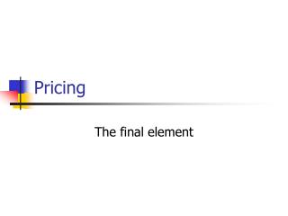 Pricing