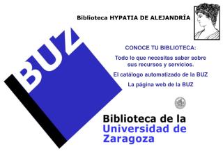 Biblioteca HYPATIA DE ALEJANDRÍA