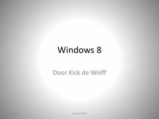 Windows 8