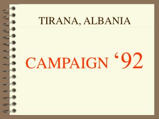 CAMPAIGN ‘92